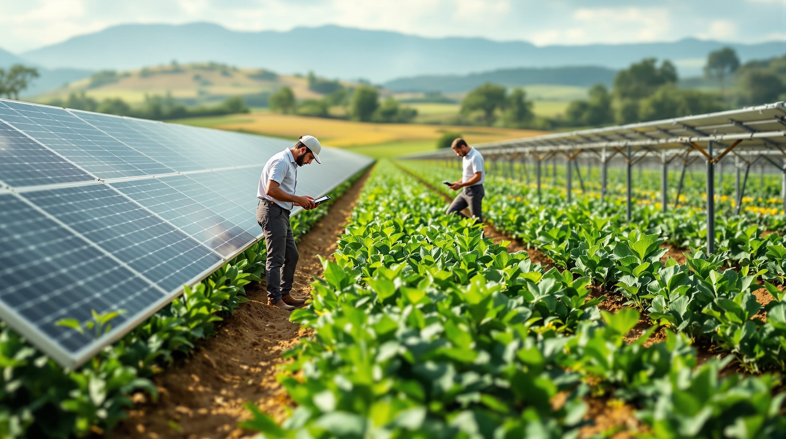 Agricultura brasileira moderna adaptando-se às mudanças climáticas com tecnologia