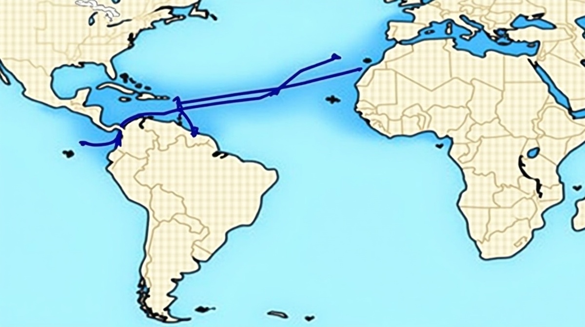 Mapa meteorológico mostrando sistema de frente fria sobre a América do Sul