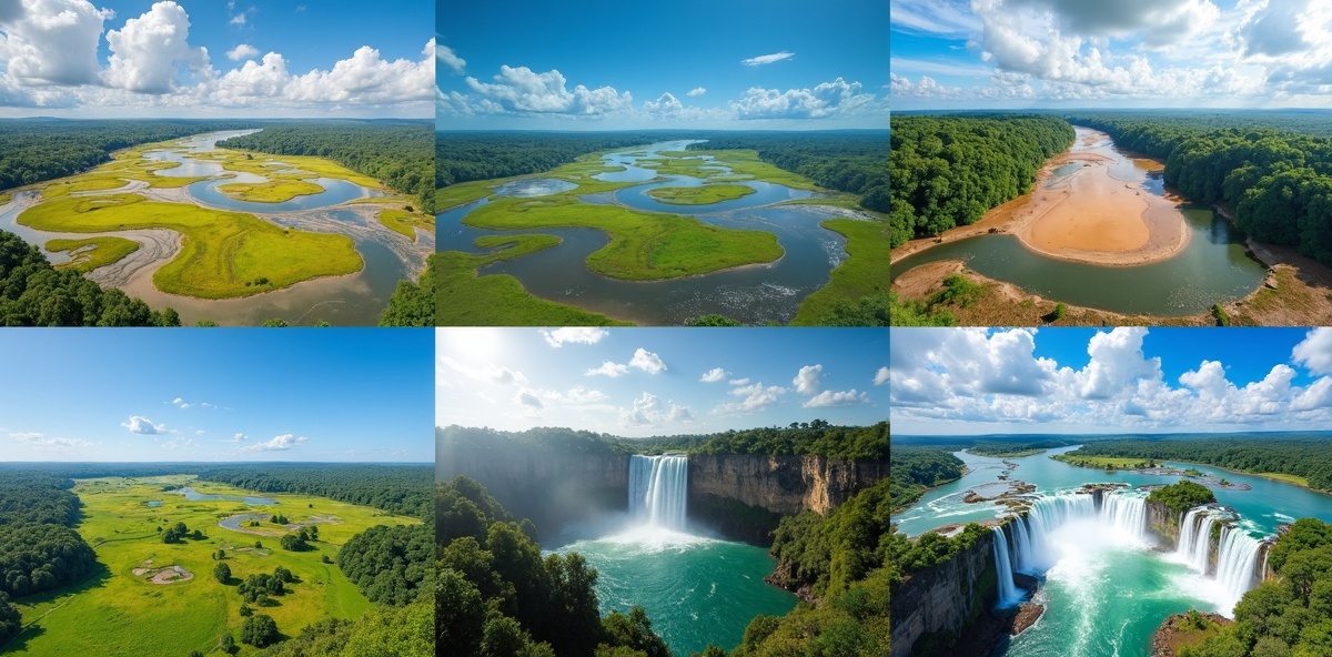 Destinos turísticos brasileiros em diferentes épocas do ano