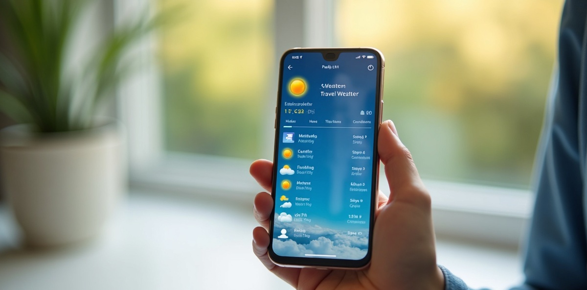 Apps de previsão do tempo para planejamento de viagens