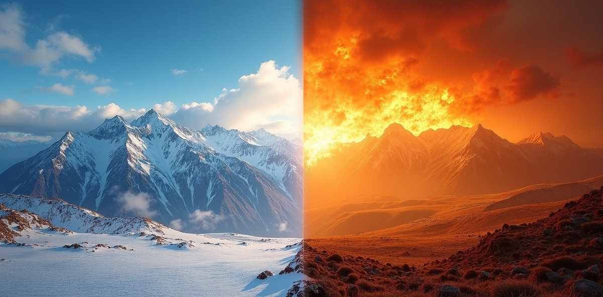 Contraste de temperaturas extremas no Brasil: neve no Sul e calor no Nordeste
