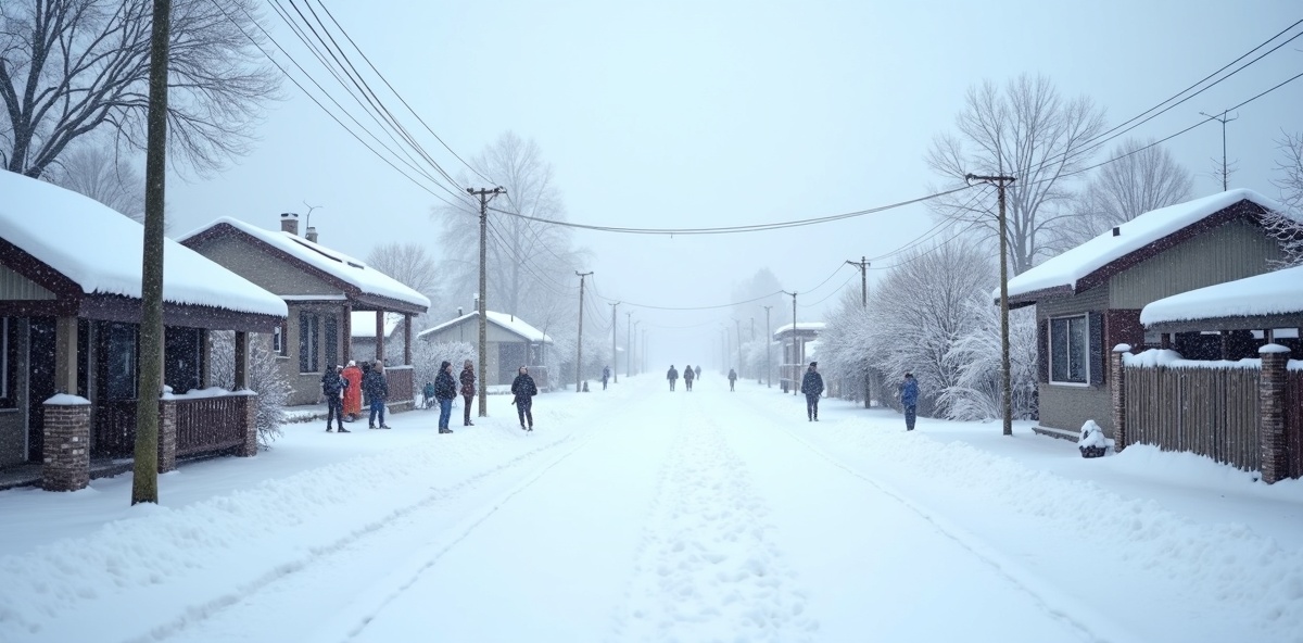 Neve em São Joaquim, Santa Catarina