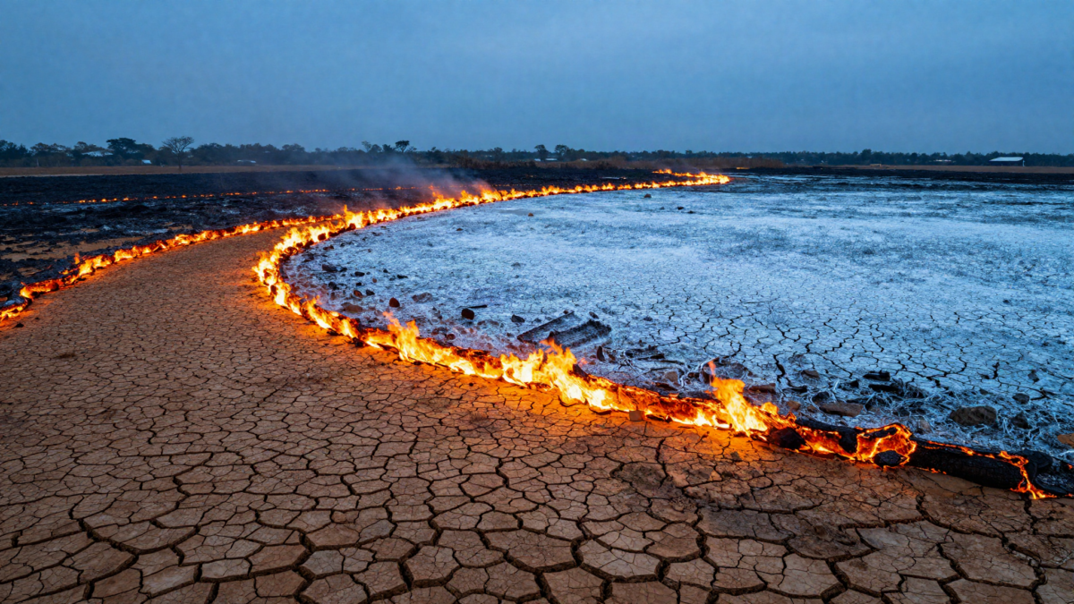 Paisagem brasileira dividida entre calor intenso e geada contraste de temperaturas